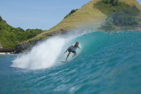 Getting slotted in Sumba.