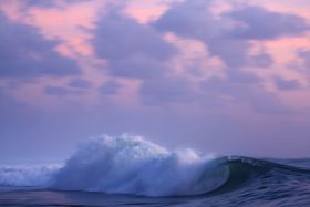 Gorgeous skies in Sumba just before dark.